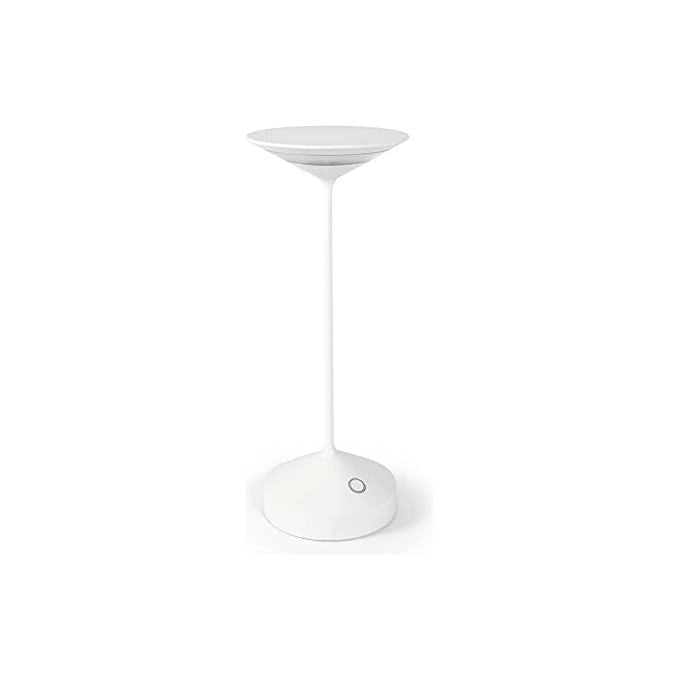 Ab By Abert Tempo Lampada da Tavolo Portatile Bianco
