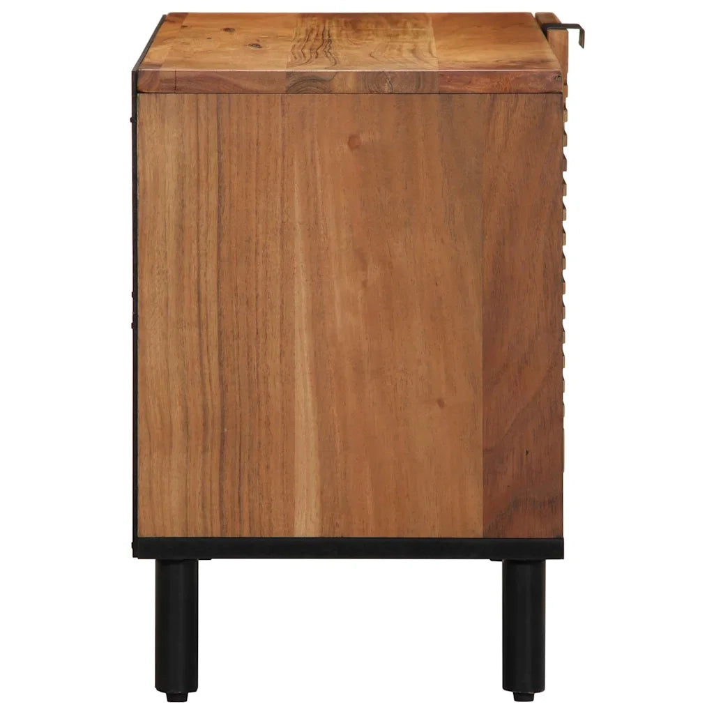 Mobile TV con porta-Credenza per TV Legno di Acacia Massello 80 x 31,5 x 46 cm