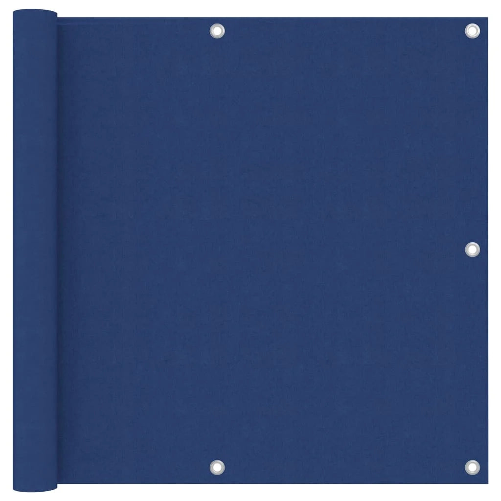 Schermo per balcone schermo per la privacy 90 x 400 cm tessuto Oxford blu 02_0010109