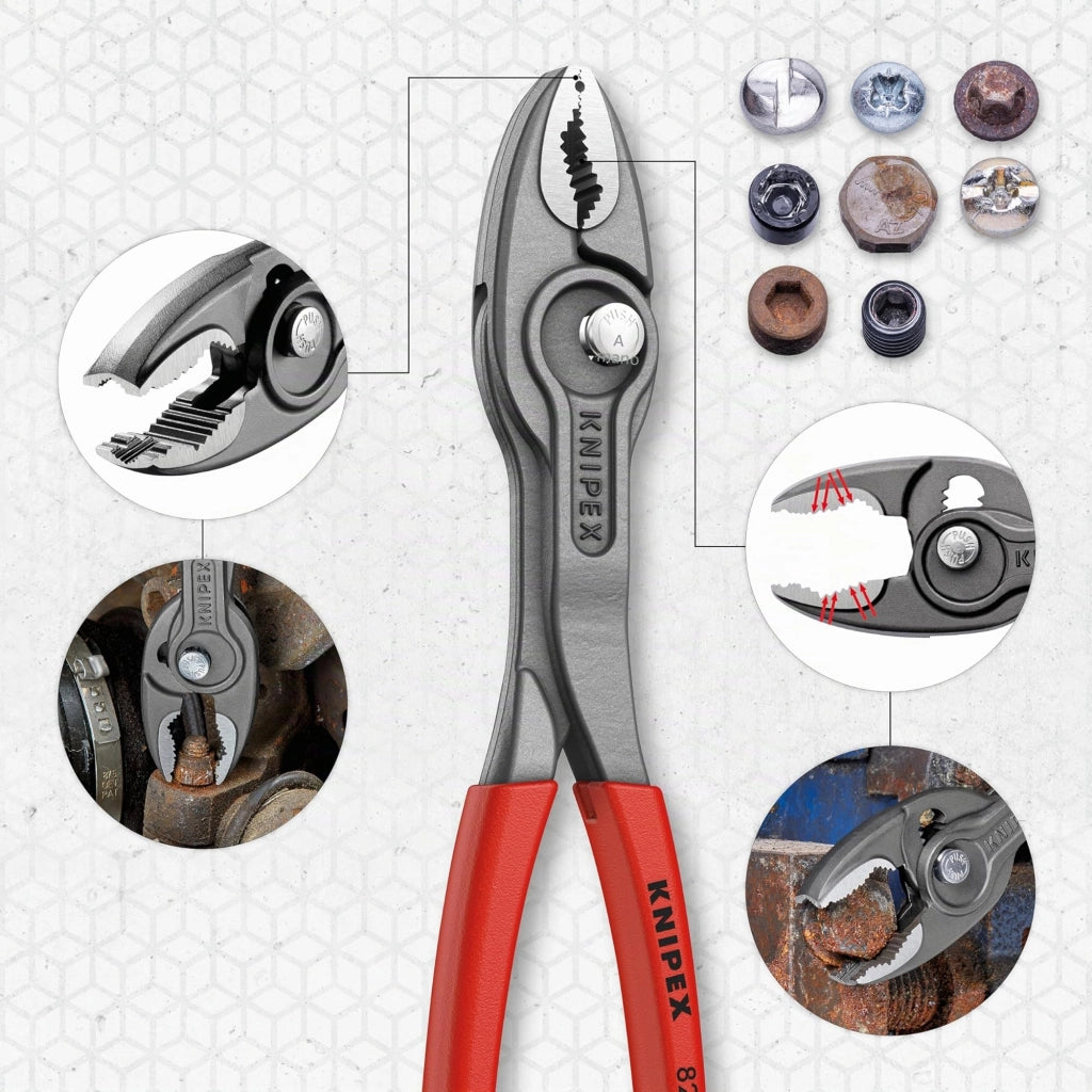 Pinza a Presa Frontale Mm 200 Knipex
