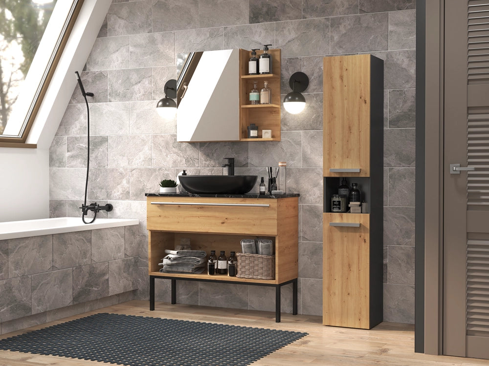 Colonna bagno NEL e antracite artisan