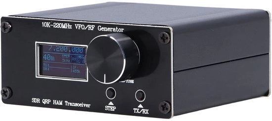 Trasceiver HF a schermo LCD - Generatore di RF - Trasceiver a frequenza variabile - Debugger per onde corte - Adatto per hobbyisti e appassionati di radioamatore.