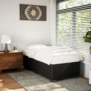 Giroletto-Struttura Letto Nero 100x200 cm in Similpelle 427166