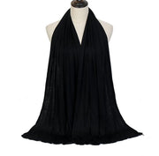 Schiacchiatura di tessuto respirante in jersey – Sottile, elastica, sciarpa hijab ombré, grande formato, leggero tessuto misto rayon cotone, ideale per uso quotidiano