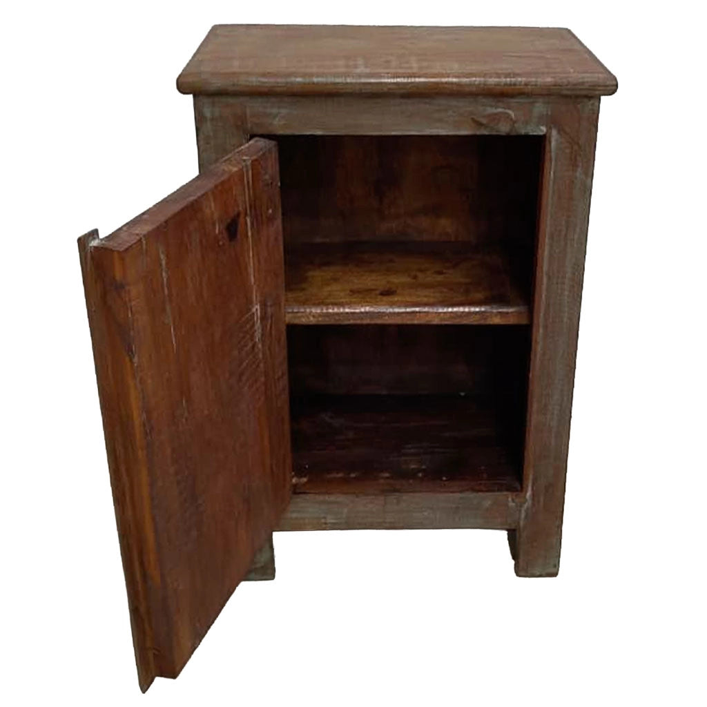 Comodino in legno fatto a mano51x30x75h cm