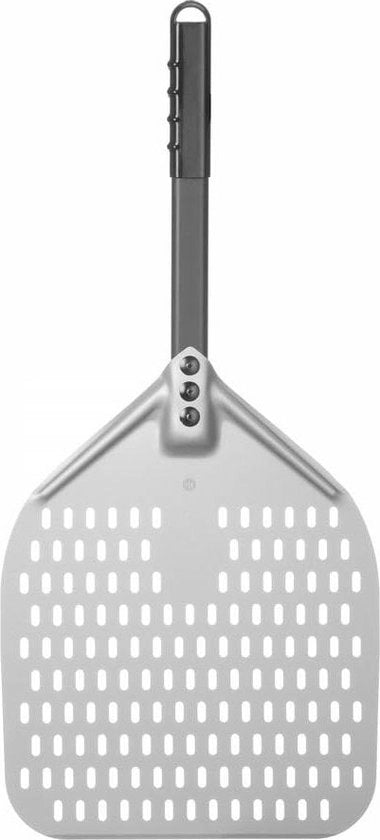 Scheletro per pizza quadrato perforato 660x305mm - particolarmente resistente all'usura alluminio