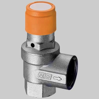 VALVOLA DI SICUREZZA PER IMPIANTI SOLARI FAR  1/2 Bar 2,5     FAR