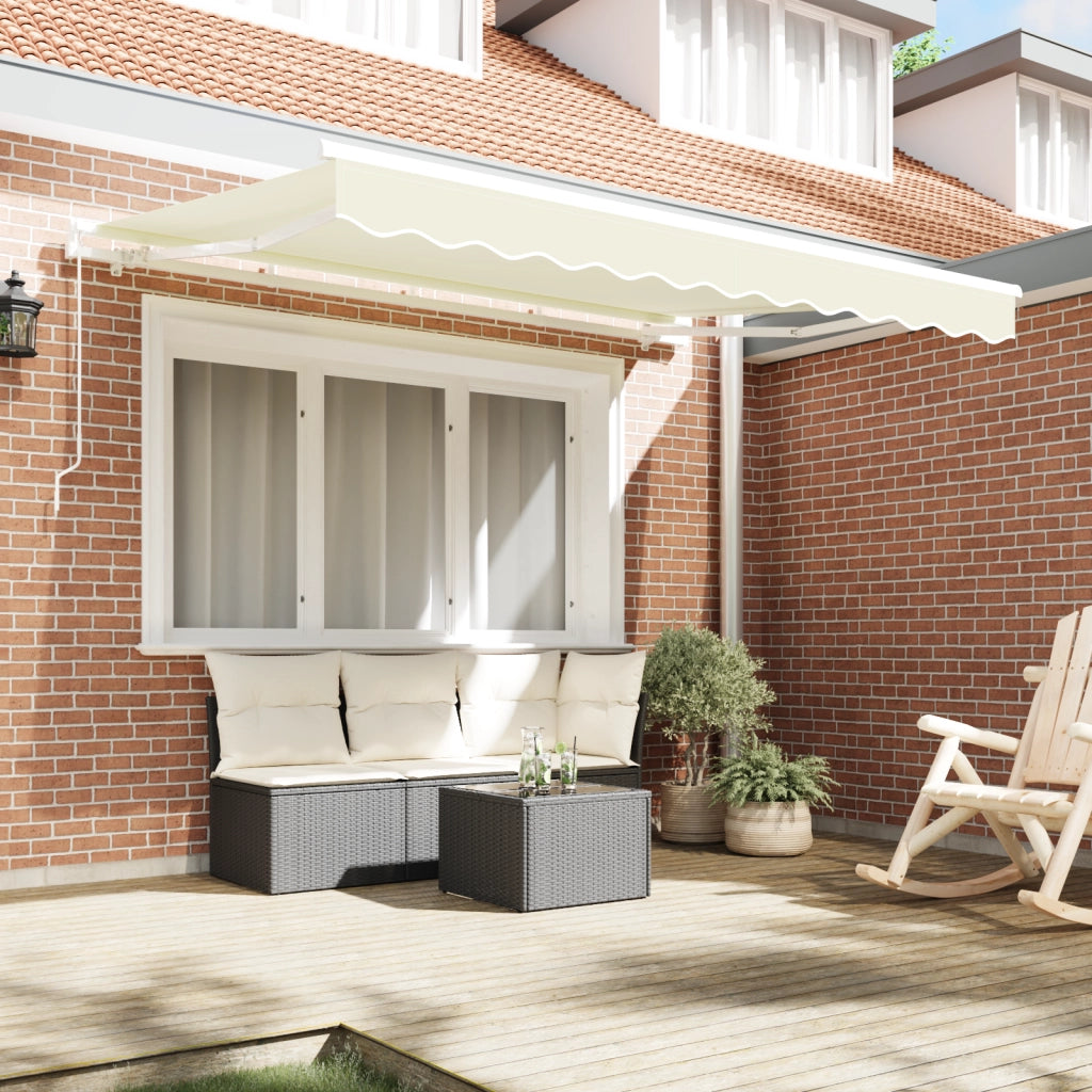 Tessuto di ricambio per tenda da sole per telaio 3x2 m Crema