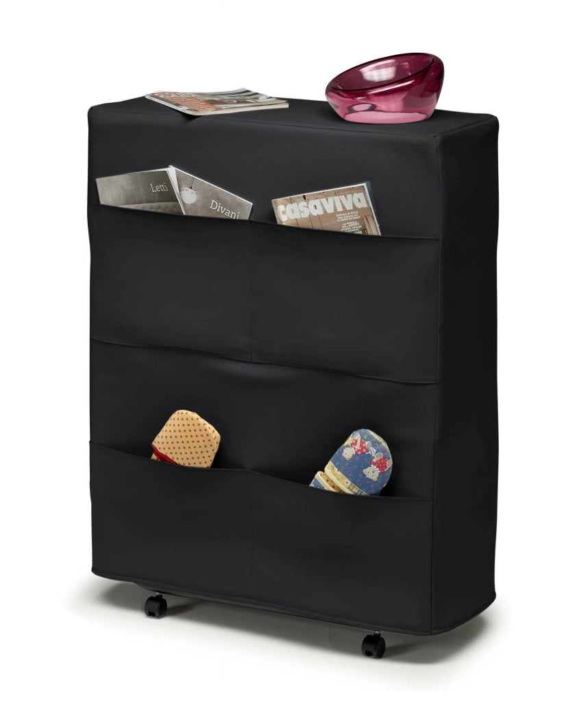 Brandina Akai, Letto Pieghevole Materasso Incluso Made in Italy, Nero