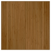 Tappeto del soggiorno | Tappeto Quadrato Marrone 100x100 cm in Bamb¨´