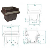 BRACIERE CROGIOLO PER STUFA A PELLET KARMEK ONE MORETTI DESIGN SML101-00 - UNIVERSALE