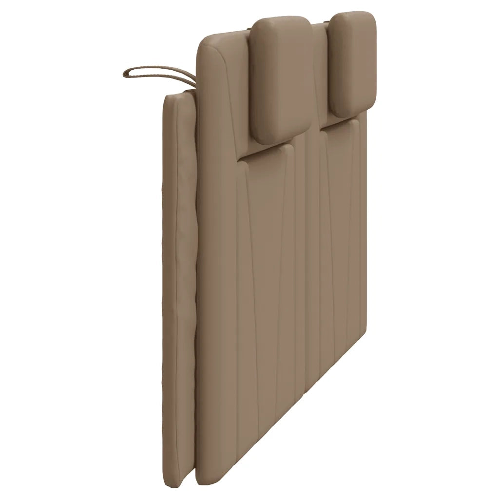 Cuscino Testiera Viana Cappuccino 160 cm in Similpelle 374801