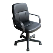 POLTRONA PRESIDENZIALE WILSON 60X50XH100CM NERA