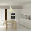 Lampadario sospeso ovale pendente a sospensione moderno e27