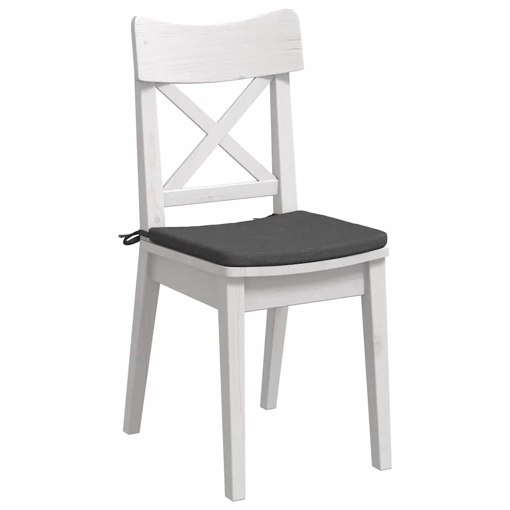 Cuscini per Seduta 4 pcs Grigio scuro 40 x 40 x 3 cm 42015225