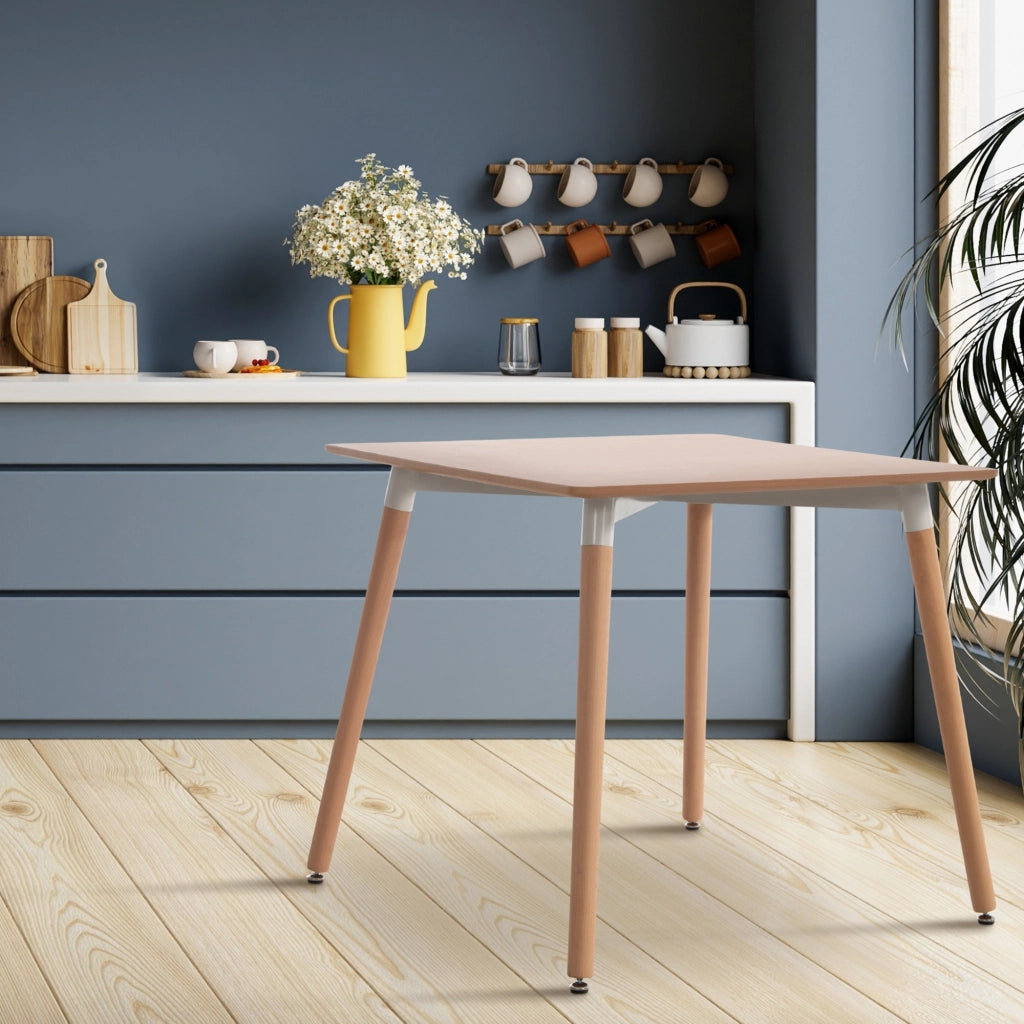 Tavolo Quadrato da Cucina Viborg natura,80 cm