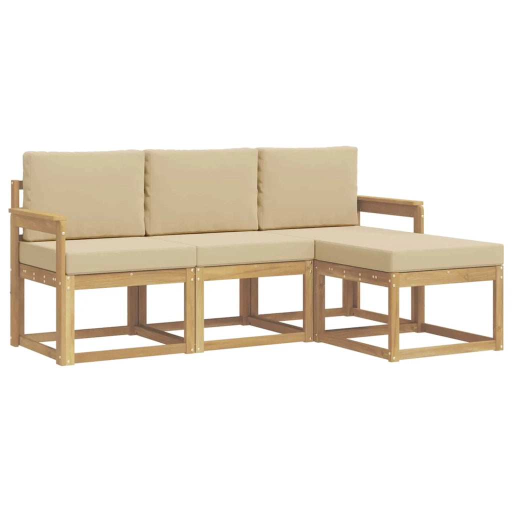 Set di divani da esterno 4 pz 3387447