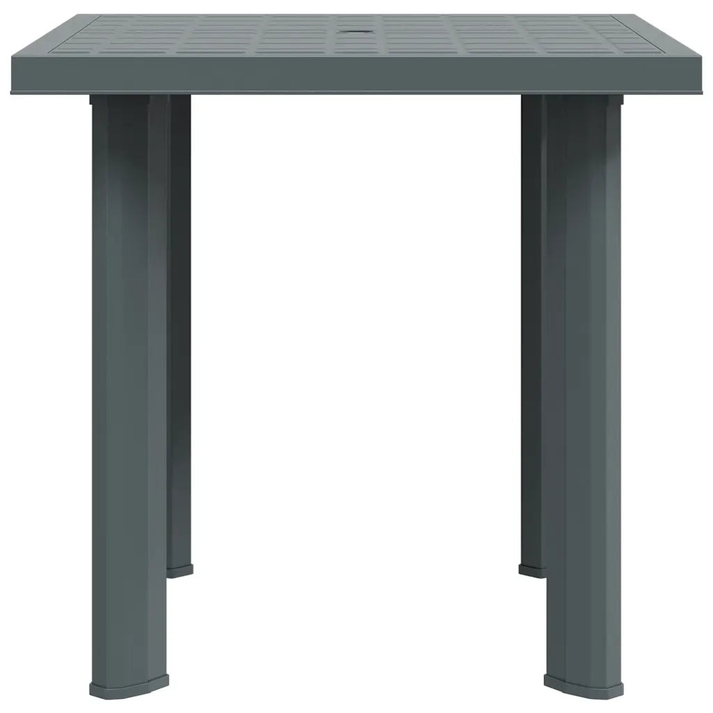 Tavolo da Giardino Verde 80x75x72 cm in Plastica 48803