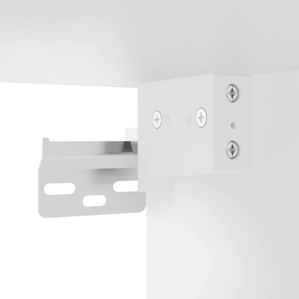 Armadietti a Parete 2 pz Bianchi in Legno Multistrato CFW2743821