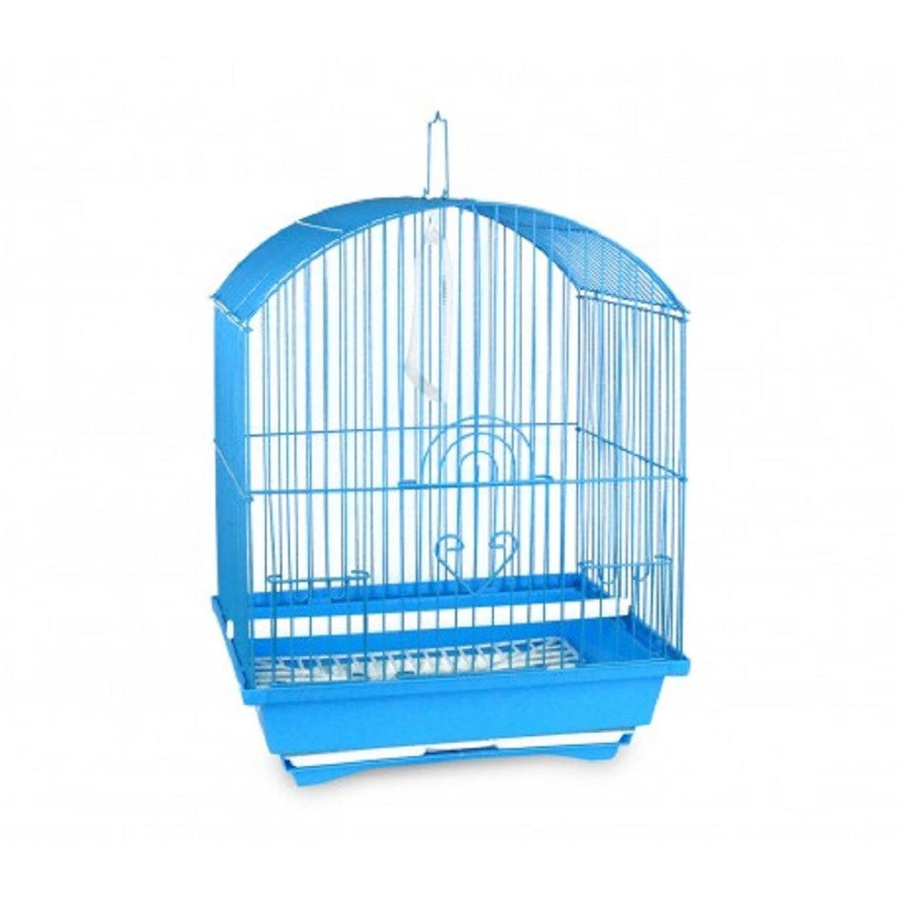 Trade Shop - Gabbia Per Uccelli 43.5 X 28.5 X 22 Cm Di Piccole Dimensioni Mangiatoie Incluse -