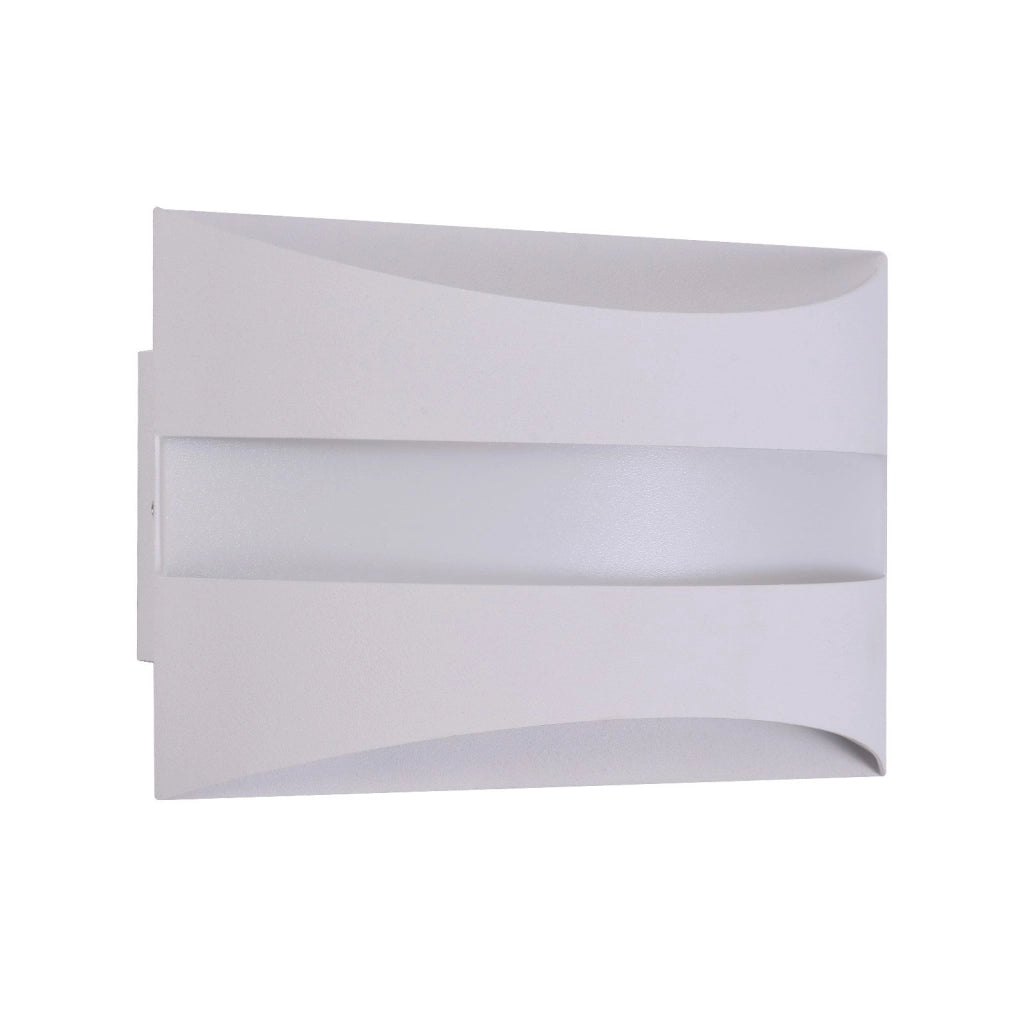ZMH Lampada da Parete LED Bianco Design Moderno 3000K 5W Illuminazione Verso l'Alto e Verso il Basso Applique