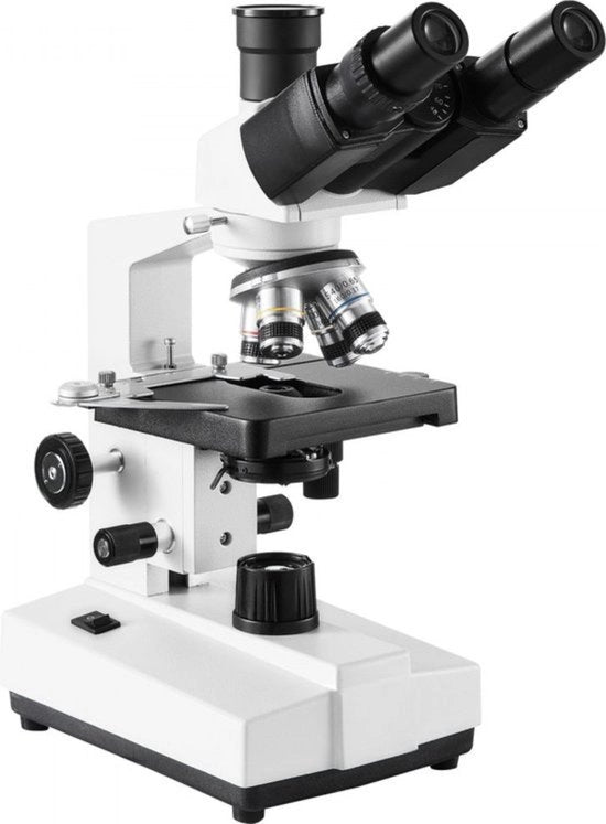 Microscopio Trinoculare - 10X, 25X - Amplificazione 40-5000 - Laboratorio