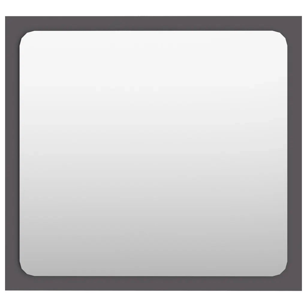 Specchio da Bagno Grigio 40x1,5x37 cm in Truciolato cod mxl 59519