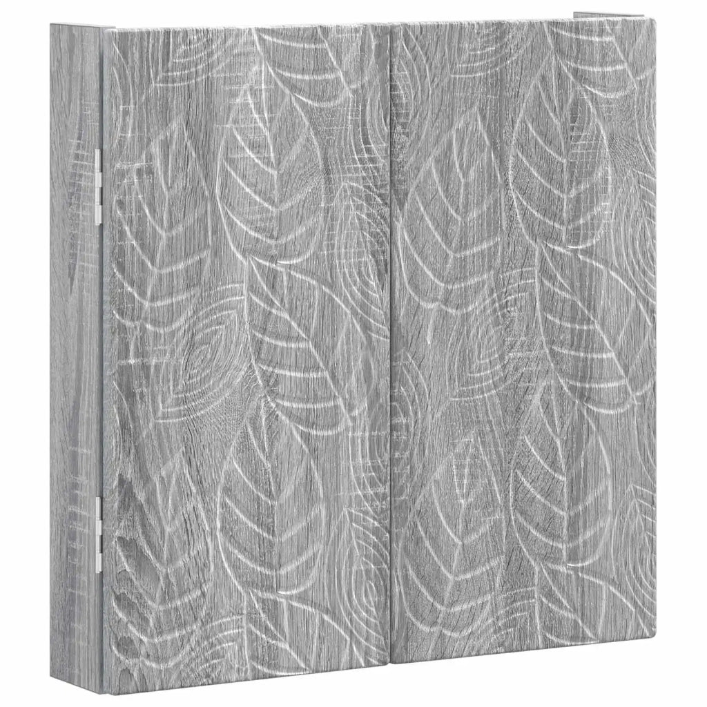 Armadio per Dartboard DELFT Sonoma grigio 52,5 x 10,5 x 53,5 cm 897111