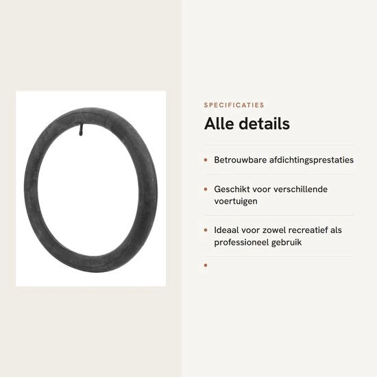 Cintura interna per bicicletta 20x3.0 - Prestazioni di chiusura affidabili - Adatto per ATV/Snowmobile - Sicuro e Duraturo - Materiale in gomma - Comfortevole guida - Tubo di bicicletta