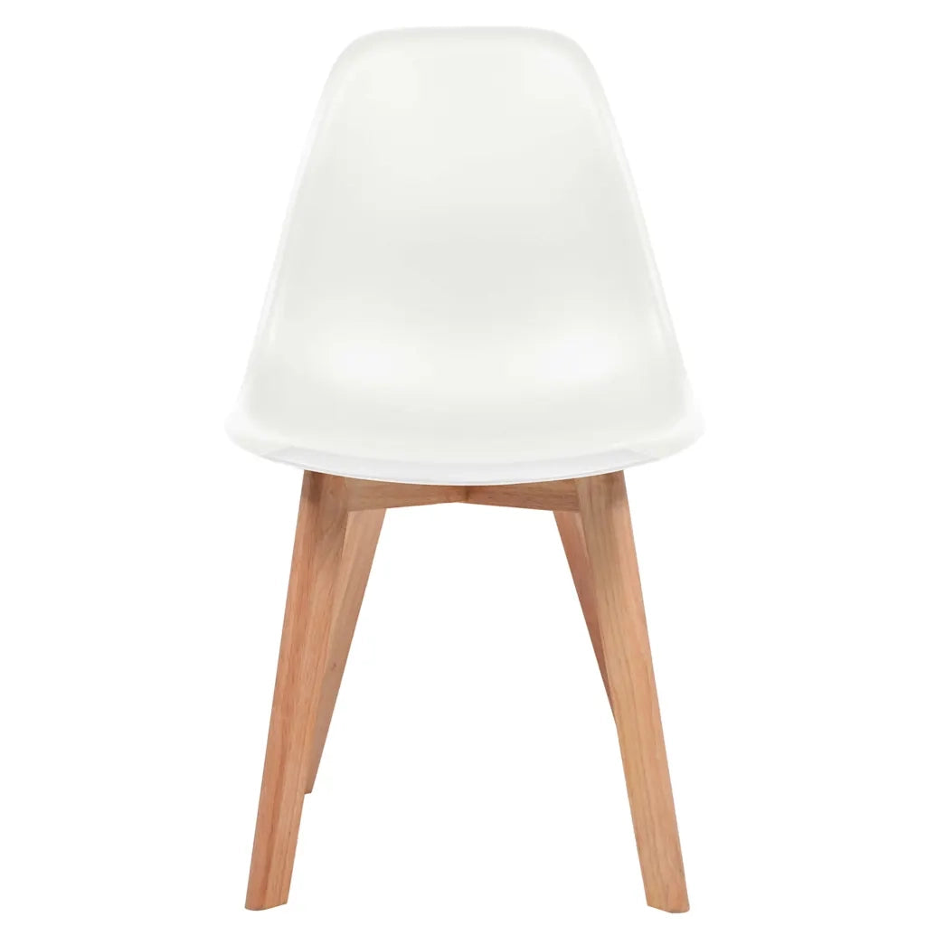 Sedie da Pranzo 6 pz Bianche in Plastica cod mxl 25460