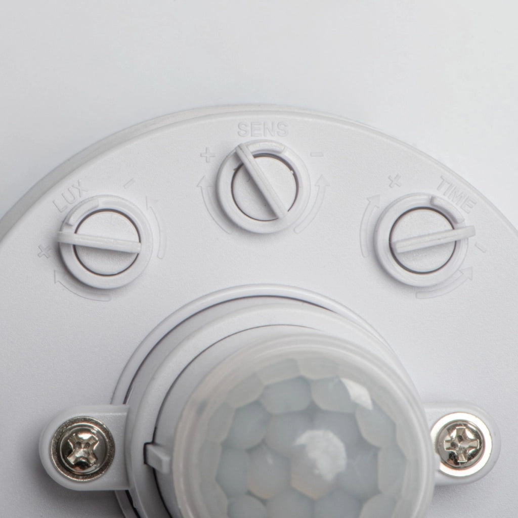 Plafoniera soffitto rotonda bianca PIR LED 24W Kanlux