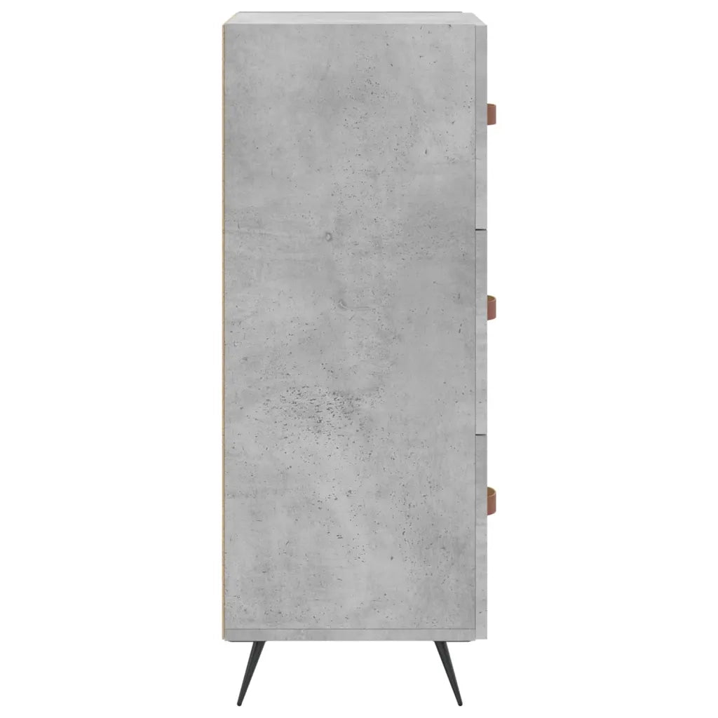 Credenza-Buffet-Armadio da cucina Grigio Cemento 34,5x34x90 cm in Legno Multistrato 599623