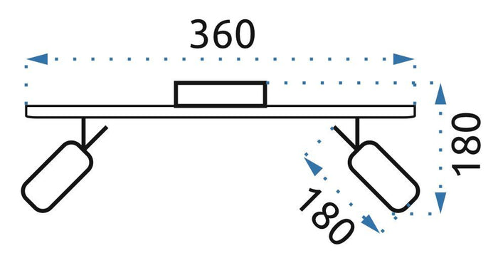 Lampada Pensile / Da Parete Spot APP746-2C
