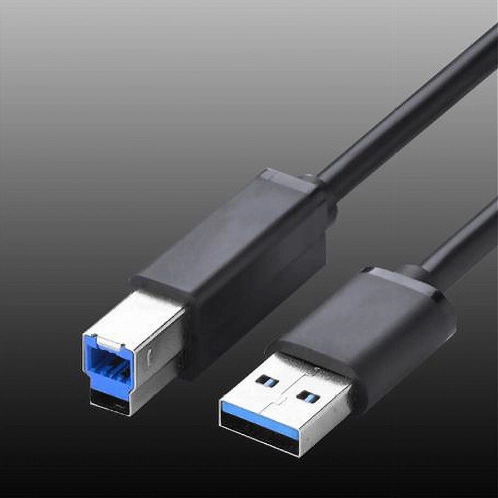 Trade Shop - Usb 3.0 Am - Bm 3 Metri Cavo Maschio Pc Stampante Videocamera Maxtech Ca-3bm3m -