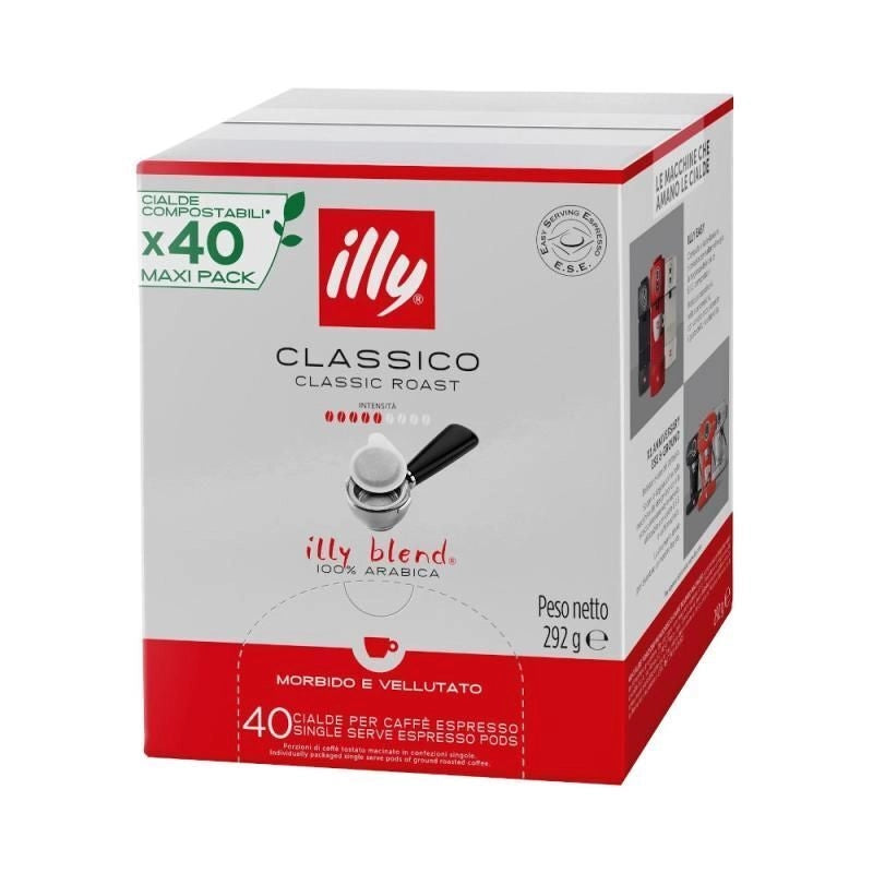 Illy Classico Cialde caffè Tostatura media 40 pz