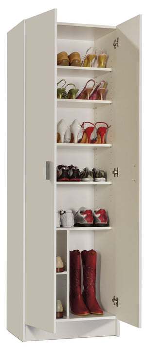 kit armadio 2 ante 7 ripiani multiuso 59x37xh180 cm cod:ferx.94622