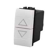 Commutatore 10A 220V Per Tapparelle MBL Bianco 1M Compatibile Bticino Living Light BLB1204