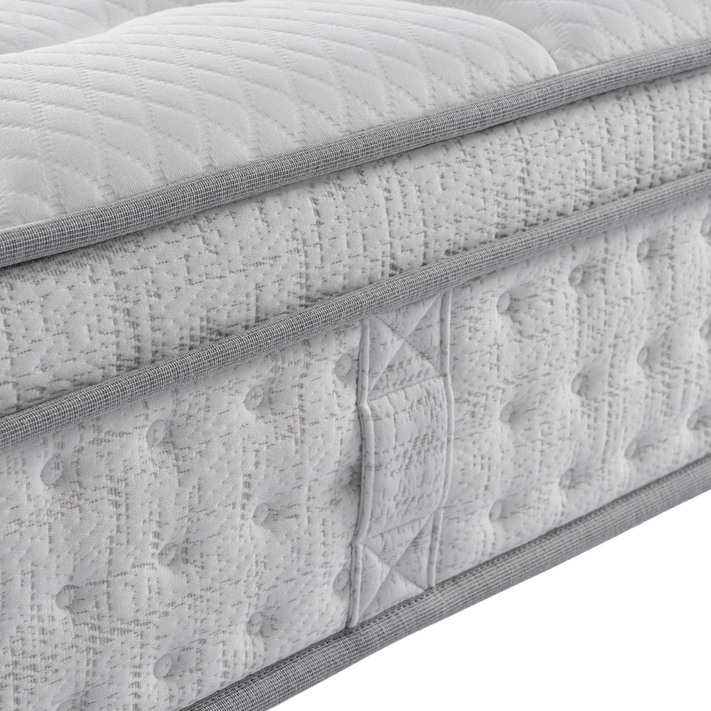 Materasso matrimoniale 140 × 200 cm a 7 zone con molle insacchettate e schiuma fredda, H3, incluso