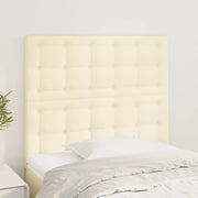 Testiera 2 pz Crema 90x5x78/88 cm in Similpelle cod mxl 49787