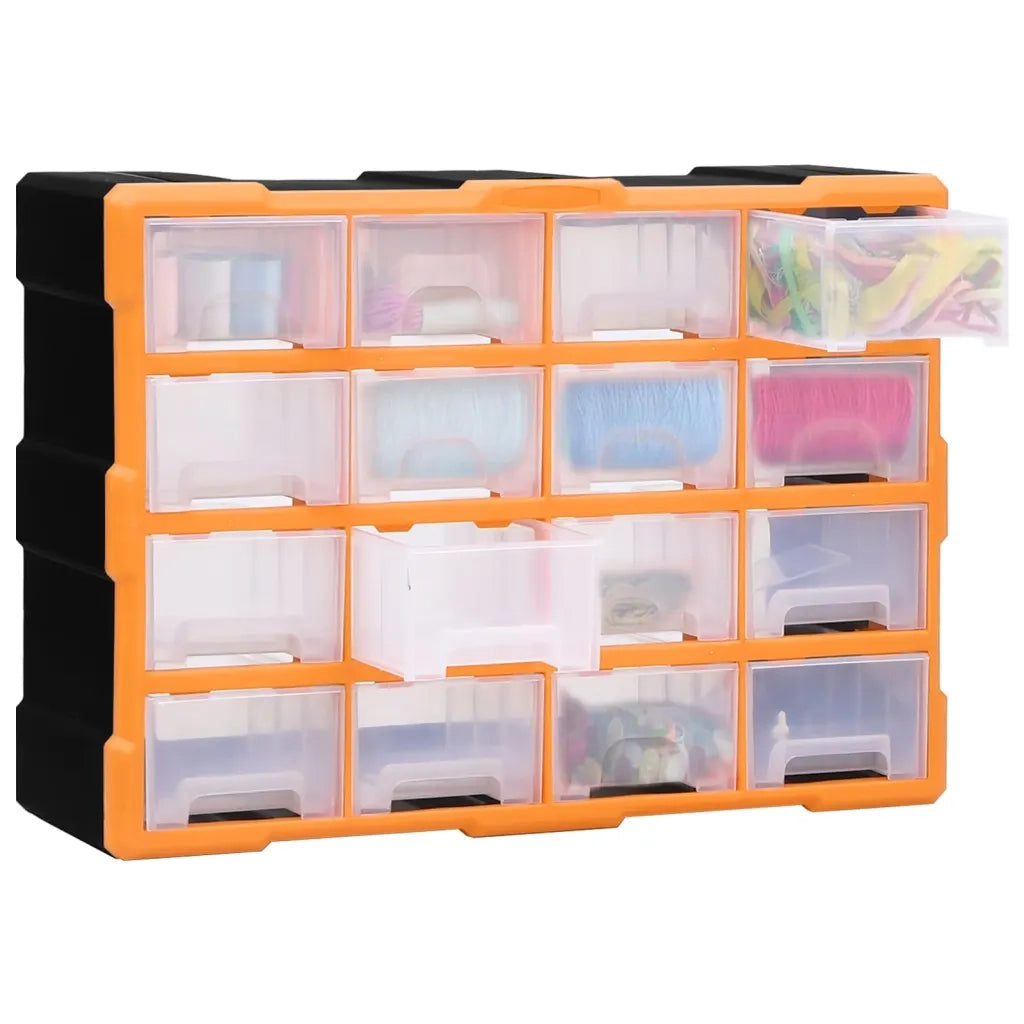 Mobile Contenitore con 16 Cassetti Medi 52x16x37 cm CFW1249931