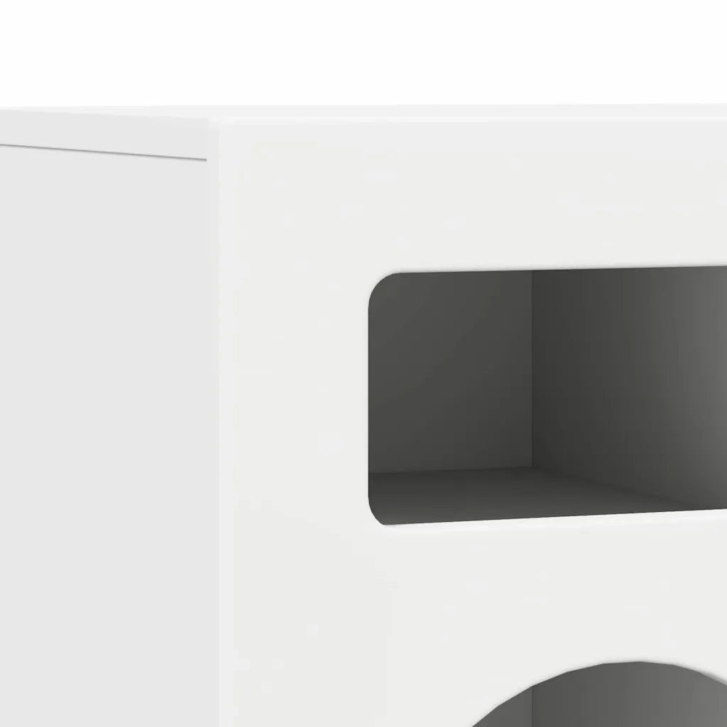 Mobile TV Bianco 80 x 35 x 40 cm Legno multistrato