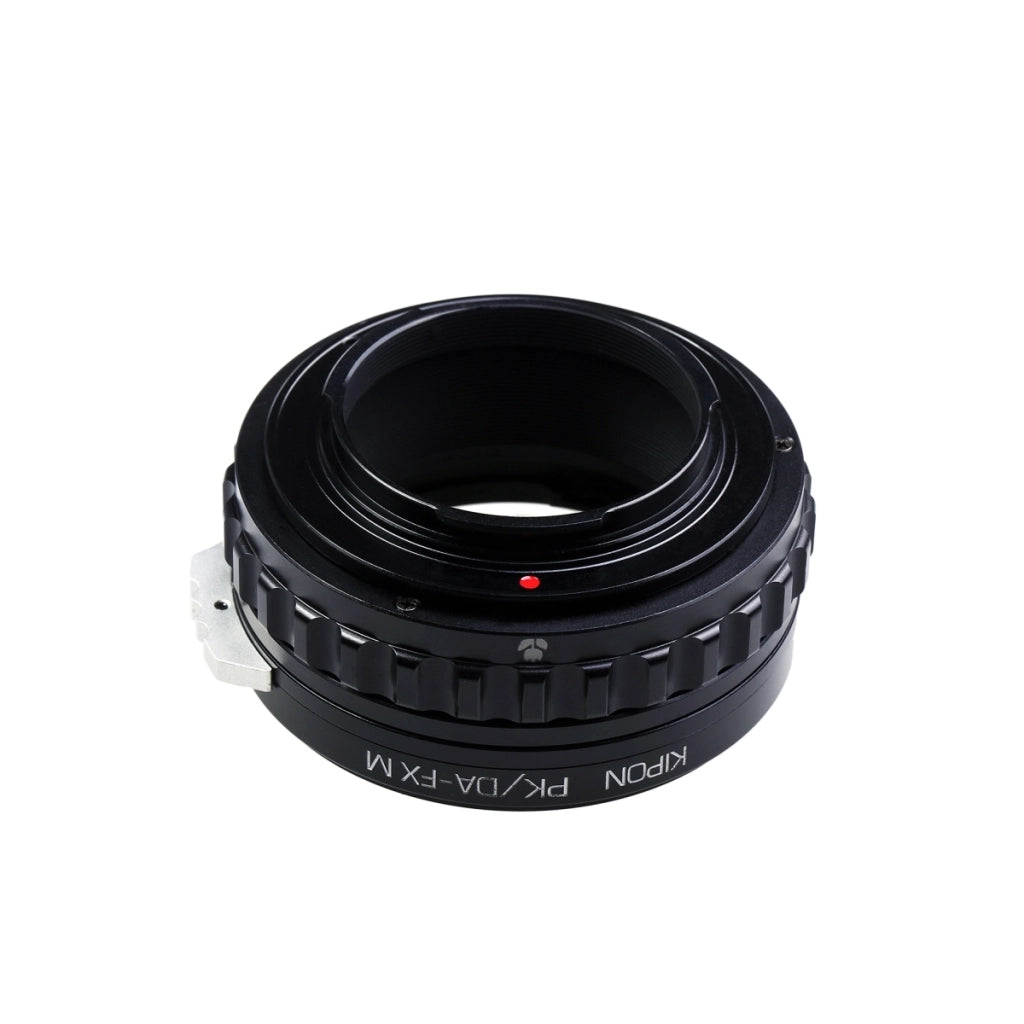 Kipon Adattatore obiettivo per Pentax DA a Fuji X con attacco a baionetta, con regolazione manuale di apertura e messa a fuoco, pratico accessorio per fotocamera