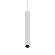 Pendente Tubolare Dali Ego Alluminio Bianco Led 12W 3000K Luce Calda