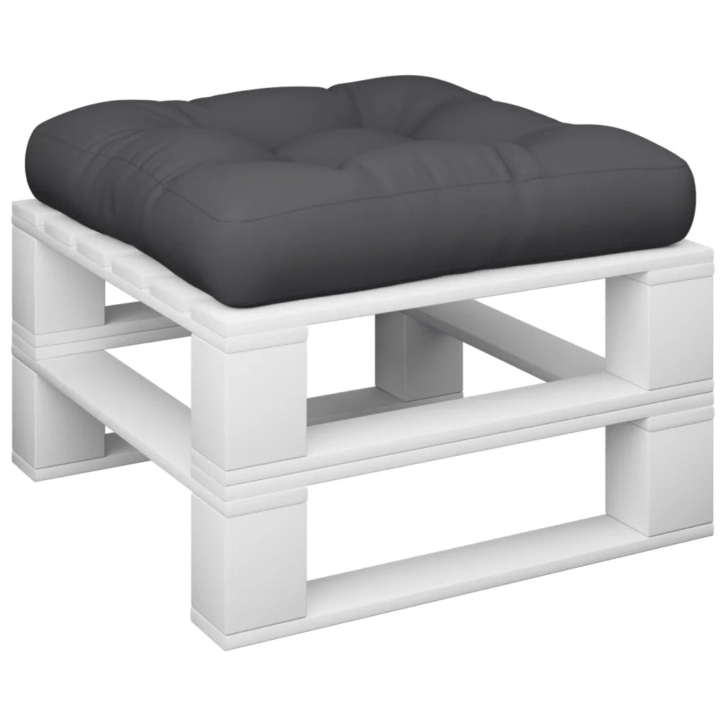 Cuscino per Pallet Nero 58x58x10 cm in Tessuto 360907