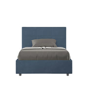Letto 1 Piazza e Mezzo 120x210 cm Senza Rete Mika Blu