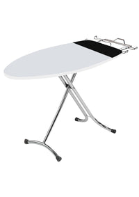 Asse da Stiro Elegant Plus 125x46cm Salvaspazio Area Ignifuga con Copriasse Gambe Triple In Acciaio