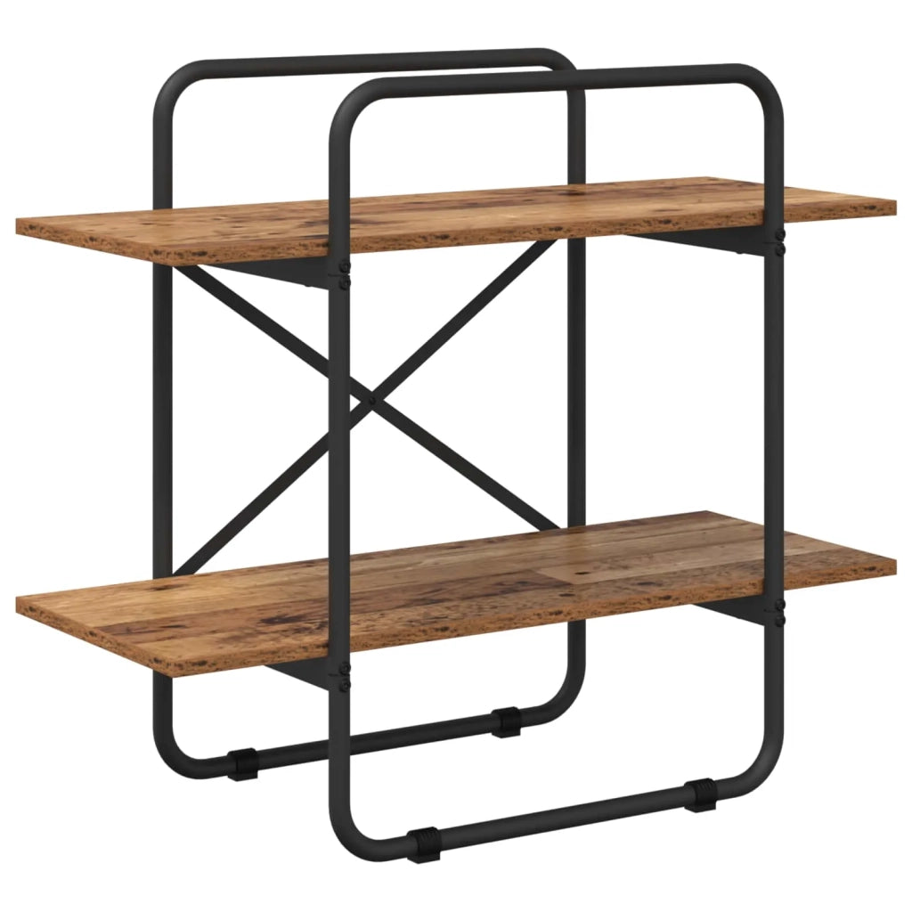 Libreria 2 livelli 80 x 35 x 70 cm PB Legno di quercia 8007826