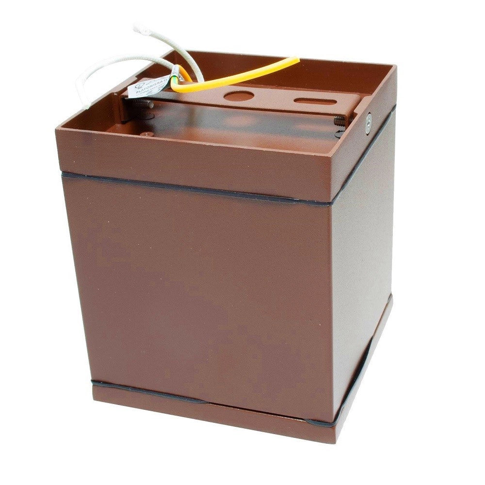 Trade Shop - Plafoniera Faretto Quadrato Soffitto Impermeabile Gu10 Vasca Box Doccia Bagno 230v -
