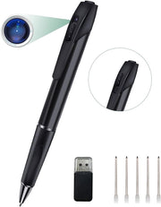 Penna Spionaggio Mini HD 1080P Microcamera Verborgen con Registrazione Video e Ripresa Immagine per Ufficio e Scuola (Senza Carta SD)