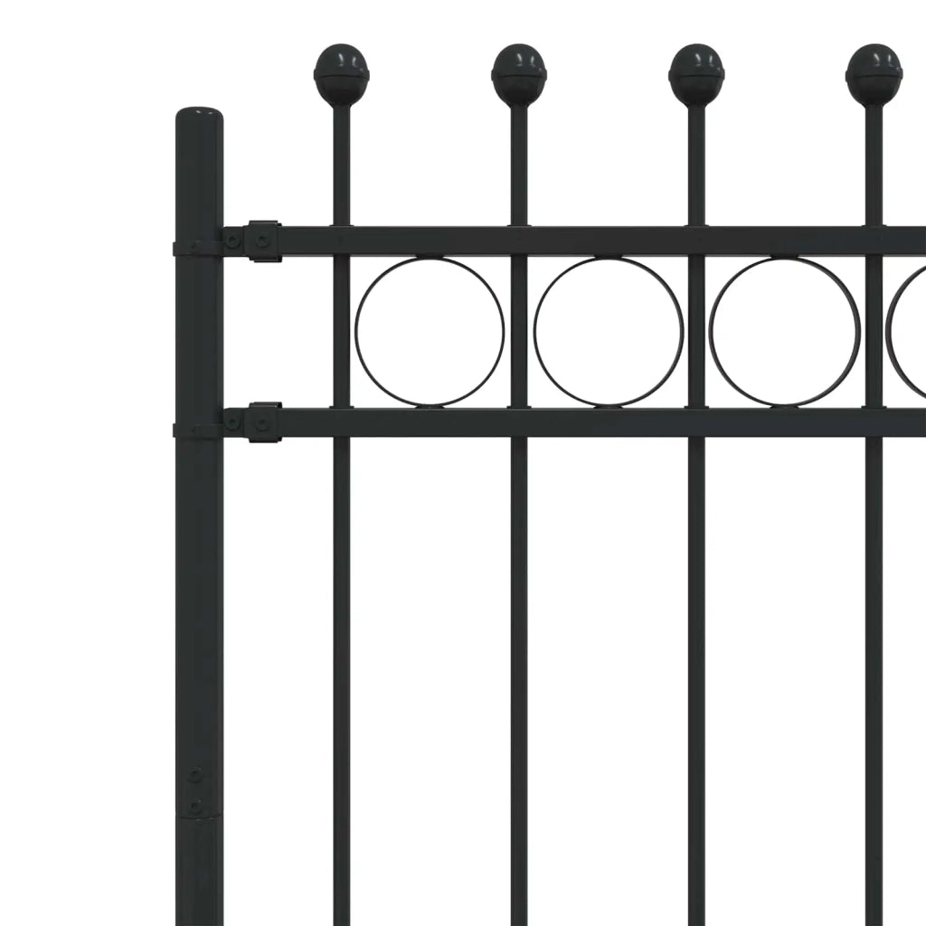 Recinzione da Giardino | Recinzione a Cerchio TILBURG Nero